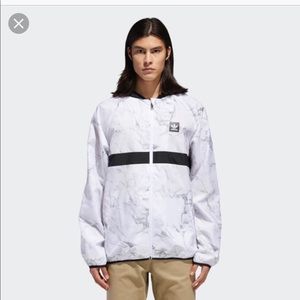 Adidas originals marble blackbird windbreaker sz L